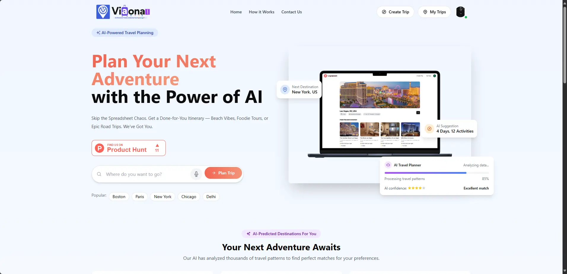 Viaona – AI Travel Planner